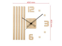 wall-clock-light-brown-prim-completely-silent-super-silent